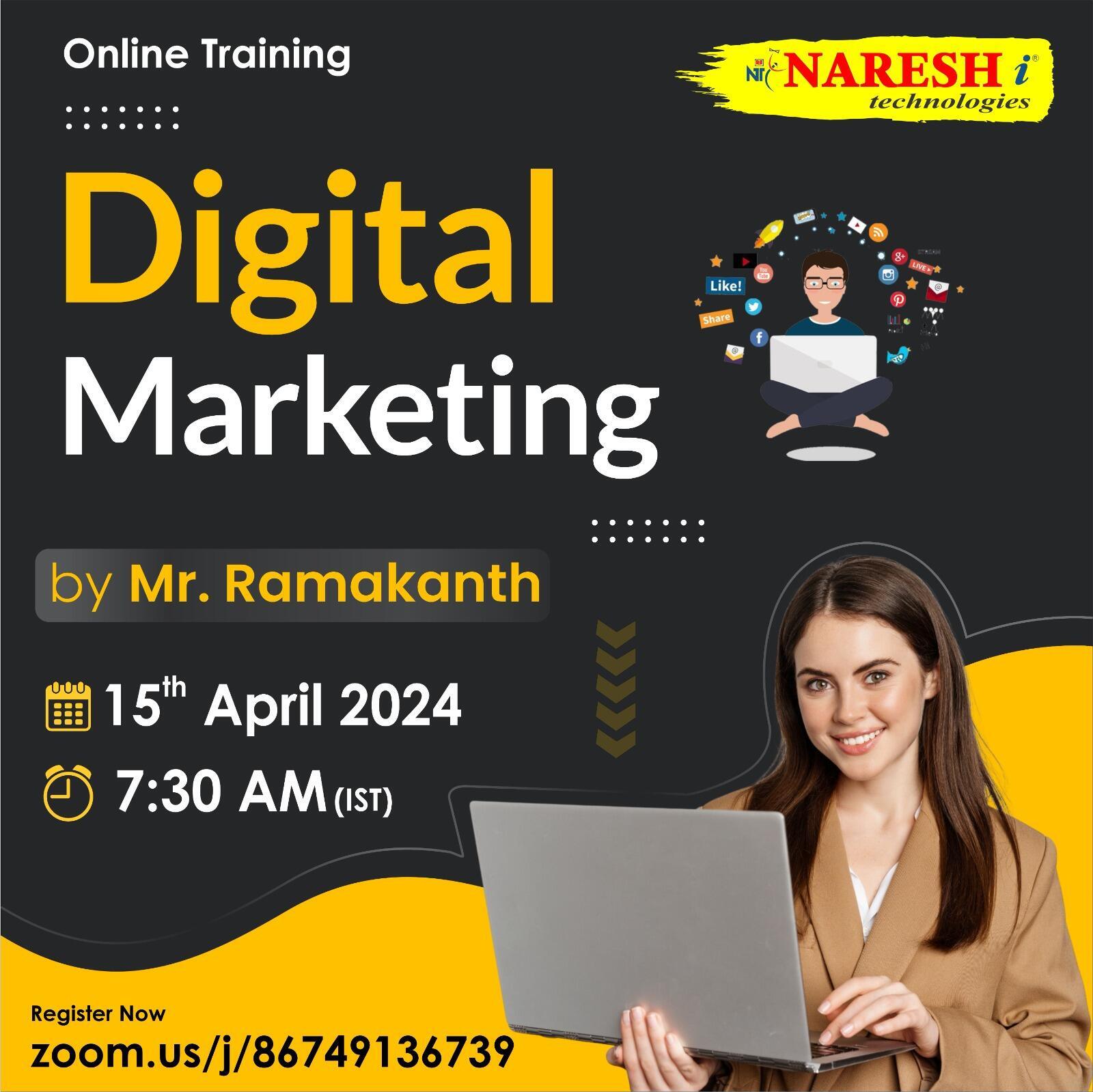 Best Digital Marketing Course in Ameerpet - Naresh IT,Hyderabad,Educational & Institute,Free Classifieds,Post Free Ads,77traders.com